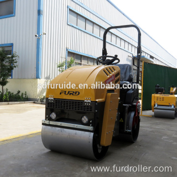 Double Steel Drum Mini Asphalt Roller Compactor FYL-880